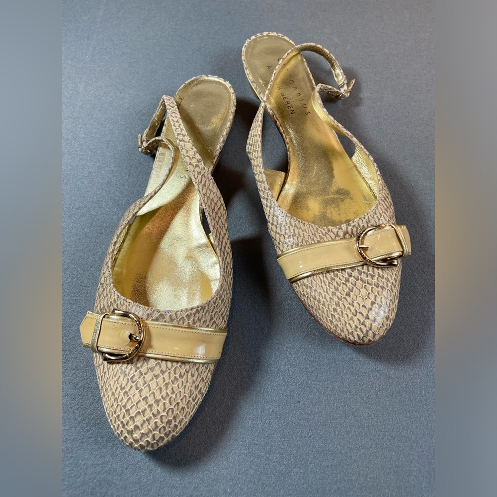 Caligarius For Arthur Beren Classic Slingback Flats with Buckle Women’s size 12
